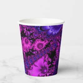 Blume Fraktal Paper Cups Pappbecher