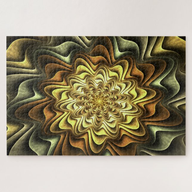 Blume-Fraktal-Puzzle Puzzle (Horizontal)