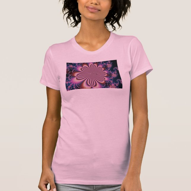 BLUME - FRAKTAL T - SHIRT (Vorderseite)
