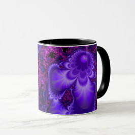 Blume Fraktal Tasse