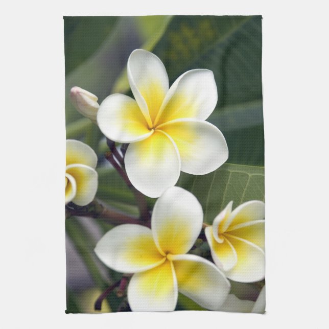 Blume Frangipani Handtuch (Vertikal)