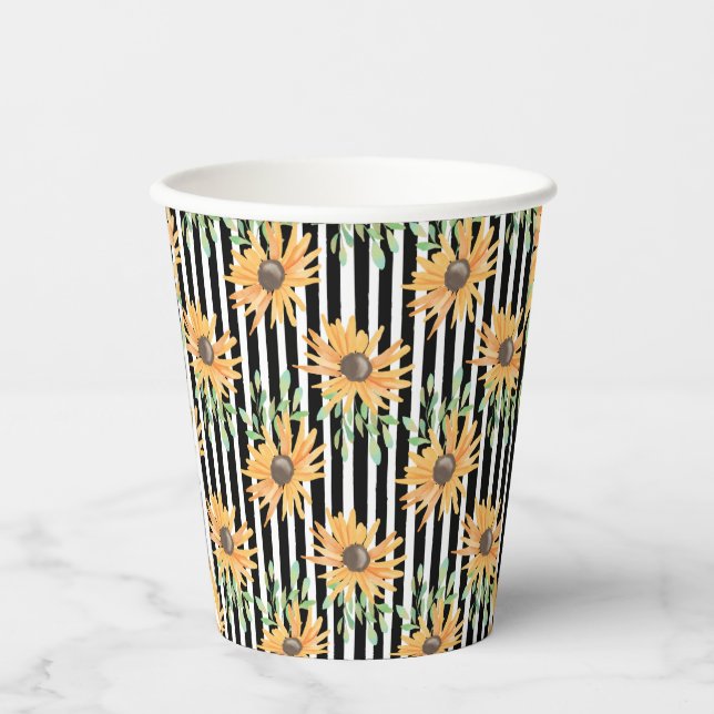 Blume Frische Pasta machen Pappbecher (Vorderseite)