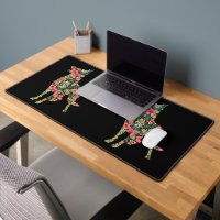 Blume Funny Dog Silhouette Floral