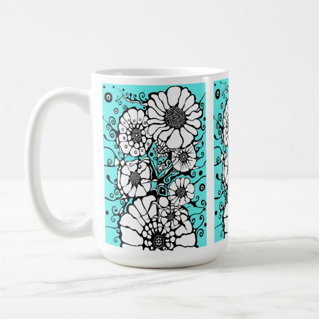 Blume für Aimee Kaffeetasse (Links)
