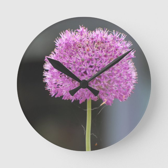 Blume für alle runde wanduhr (Vorderseite)