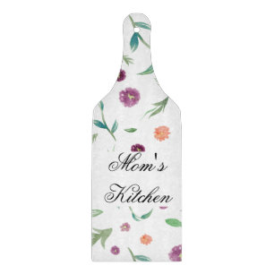 Blume für Aquarellen - Sondergeschenk für Sohn Schneidebrett