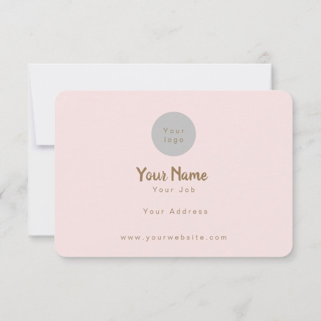 Blume für Aquarellfarben dank Karte (Rückseite)