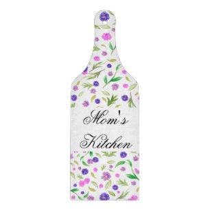 Blume für Aquarelltöne - Geschenk für den Geburtst Schneidebrett