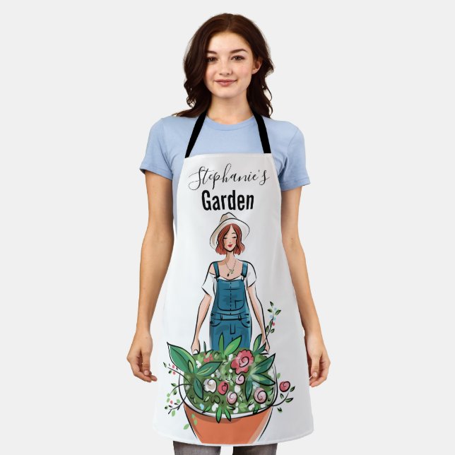 Blume für Damen und Herren Schürze (Getragen)