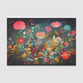 Blume für die Abstrakte Malerei Seidenpapier