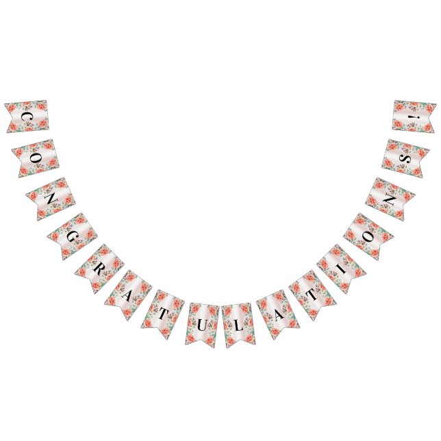 Blume für die Bejagung von Wasserfarben Wimpelkette (Alle)