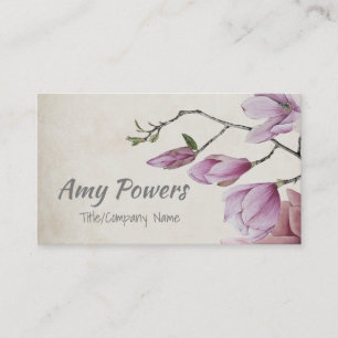 Blume für die benutzerdefinierte Visitenkarte