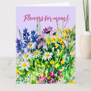 Blume für die beste Mutter! Karte