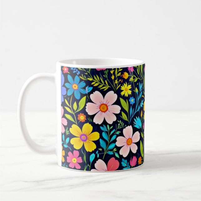 Blume für die Blumenbemalung - 38875 Kaffeetasse (Links)