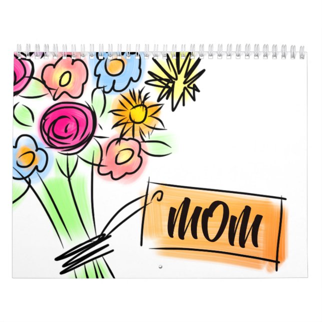 Blume für die Mama Kalender (Titelbild)