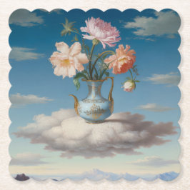 Blume für die Oberflächenmalerei Untersetzer Set
