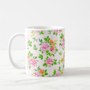 Blume für die Rose Blumenmuster-23656 Kaffeetasse