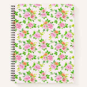 Blume für die Rose Blumenmuster-23656 Notizbuch