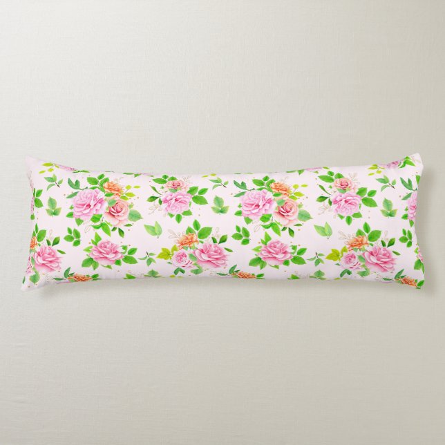 Blume für die Rose Blumenmuster-23656 Seitenschläferkissen (Vorderseite)