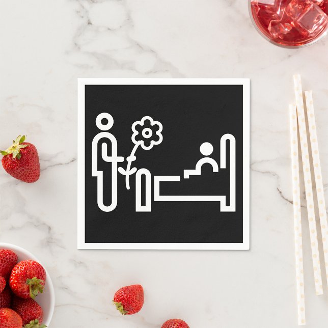 Blume für ein Patientenpapier Napkins Serviette (Von Creator hochgeladen)