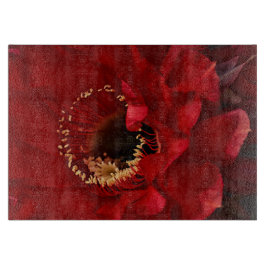 Blume für Feuerlichtkaktus Schneidebrett