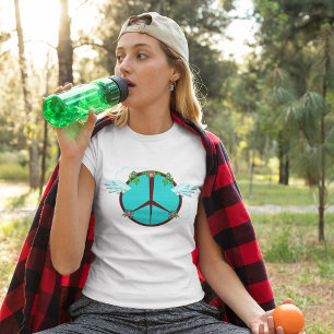 Blume für Frieden T-Shirt