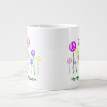 Blume für Friedenszeichen