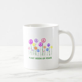 Blume für Friedenszeichen Kaffeetasse