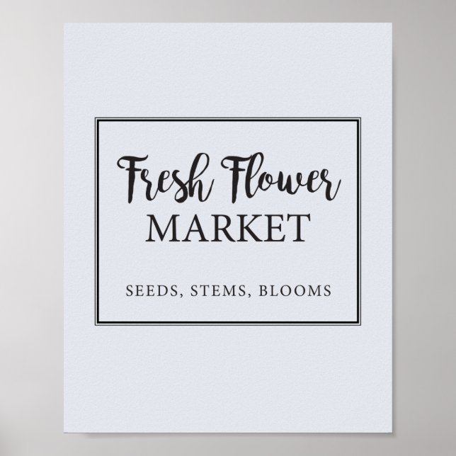 Blume für frische Blume Poster (Vorne)