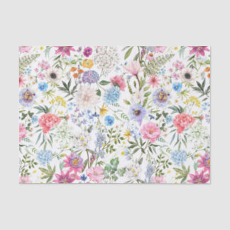 Blume für gemischte Gartenanlagen Seidenpapier