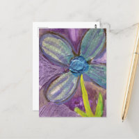 Blume für gemischte Medien