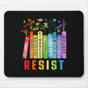 Blume für Gleichberechtigung: Trump Frauenrechte F Mousepad