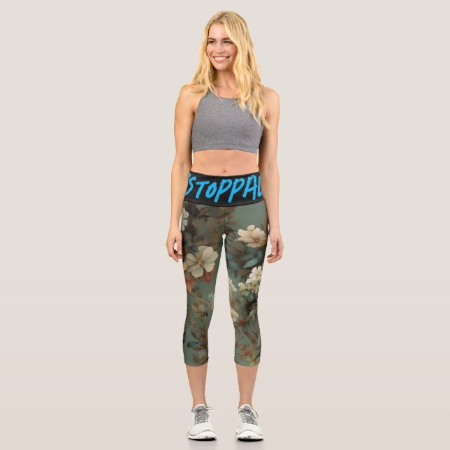 Blume für Hochwaisted Capris (Vorderseite)