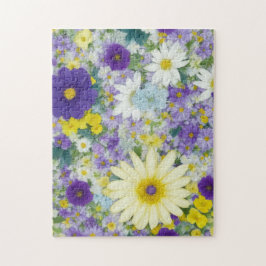 Blume für hübsche Hütte Puzzle