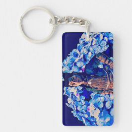 Blume für ihren Schlüsselanhänger