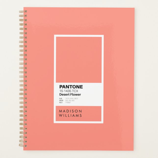 Blume für individuelle Anforderungen | Personalisi Planer (Vorderseite)