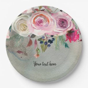 Blume für jeden Anlass Pappteller