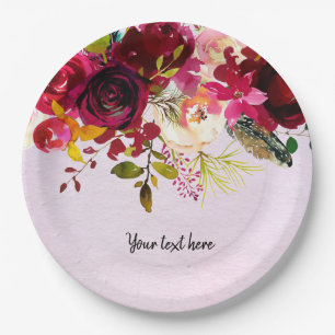 Blume für jeden Anlass Pappteller