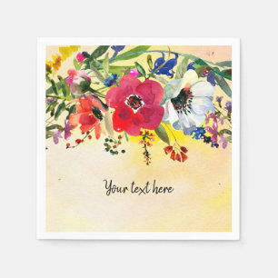 Blume für jeden Anlass Serviette