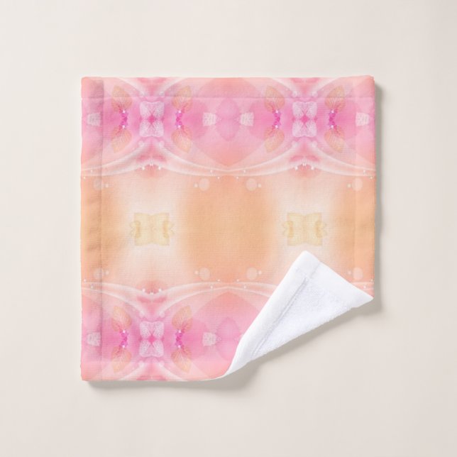 Blume für klassische Stile Badhandtuch Set (Waschlappen)