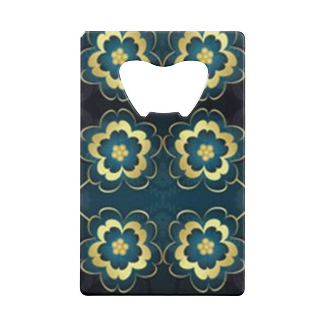 Blume für klassische Stile Geldbeutel Flaschenöffner (Vorderseite)