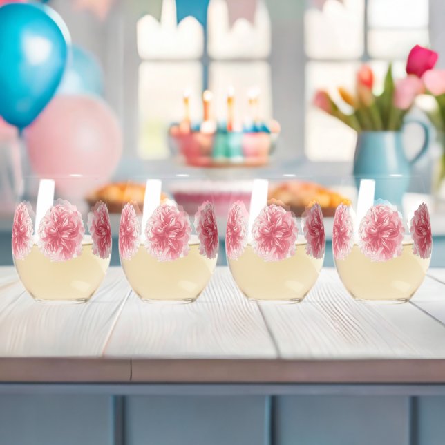 Blume für klassische Stile Weinglas Ohne Stiel (Insitu (Baby Party))