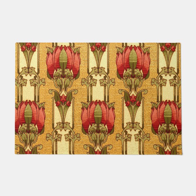 Blume für Kunst und Handwerk, Handwerker oder Miss Fußmatte (Vorderseite)