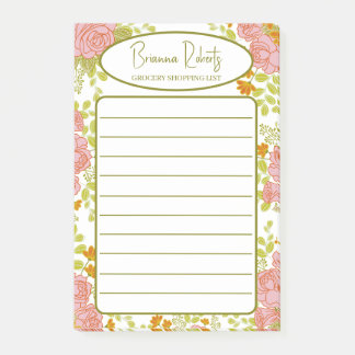 Blume für Lebensmittelgeschäfte Post-it Klebezettel