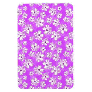 Blume für lila Hibisken Magnet