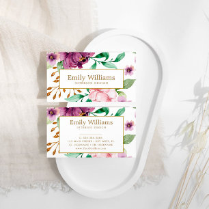 Blume für Lila Rose - Visitenkarte