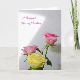 Blume für meinen Schatz. Karte