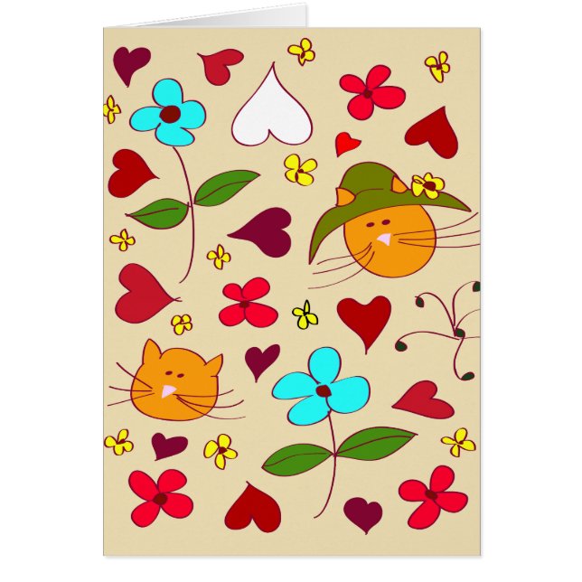 Blume für niedliche Blumenkatzen 2 (Vorne)