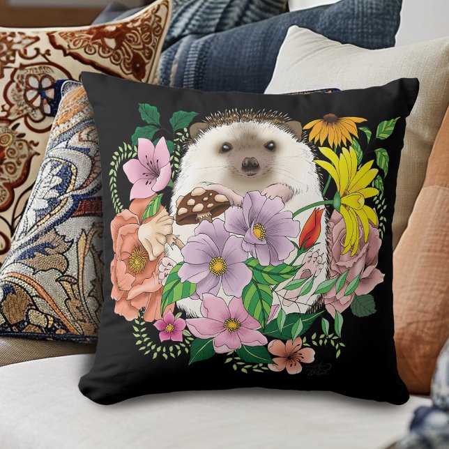 Blume für niedliche Igel Kissen (Von Creator hochgeladen)