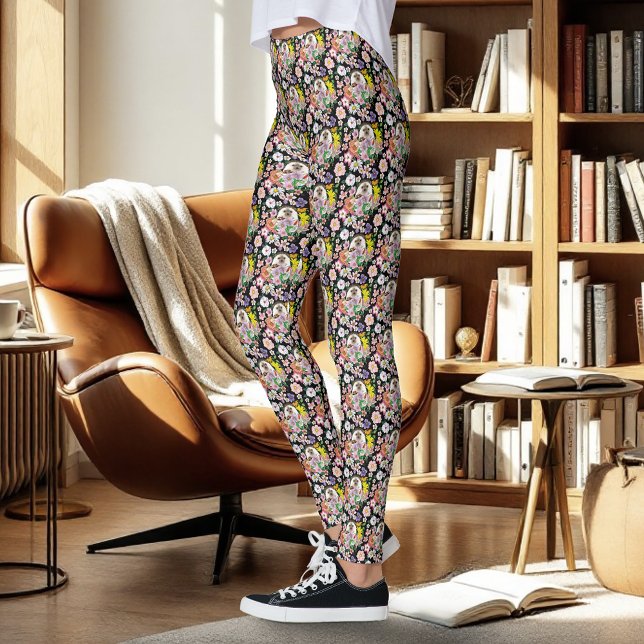 Blume für niedliche Igel Leggings (Von Creator hochgeladen)